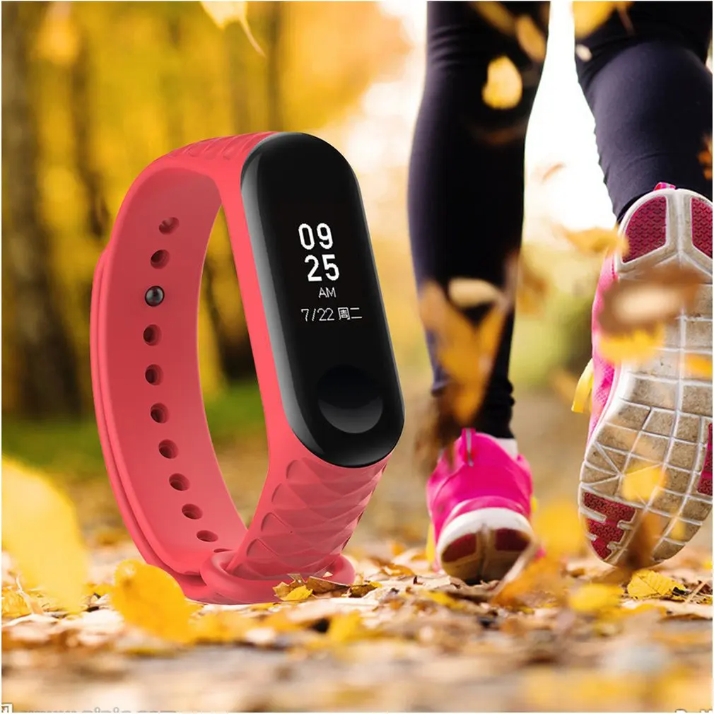 Браслет для xiaomi mi Band 3 4 ремешок для спортивных часов Силиконовый Браслет Для xiaomi mi band 3 4 браслет mi band 4 3 ремешок