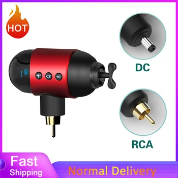 

Original Portable Mini Wireless Tattoo Power Supply DC RCA Interface Rechargeable Lithium Battery Power For Tattoo Machine Pen