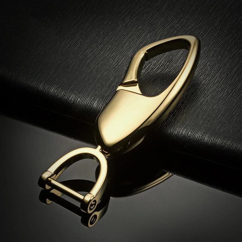 Golden Without box Модный брелок для ключей из сплава, брелок для Honda Civic Mini Cooper R60 Smart Fortwo Mercedes Benz W203, брелок, подвеска для автомобиля - Название цвета: Golden Without box