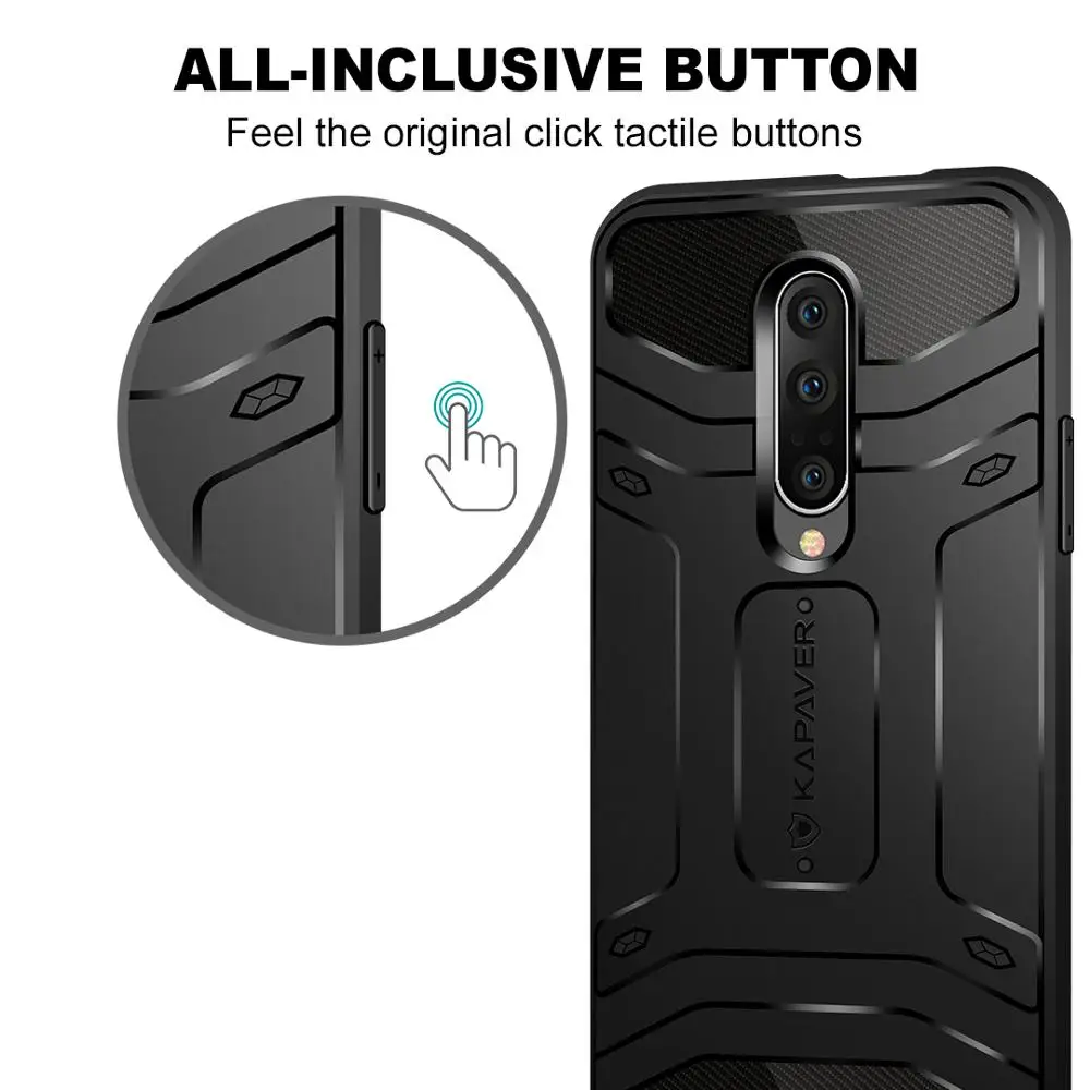 Capaver роскошный Официальный чехол для телефона для OnePlus 7 Pro Чехол 1+ 7 Pro Чехол устойчивая Защита задняя крышка Жесткий противоударный Чехол