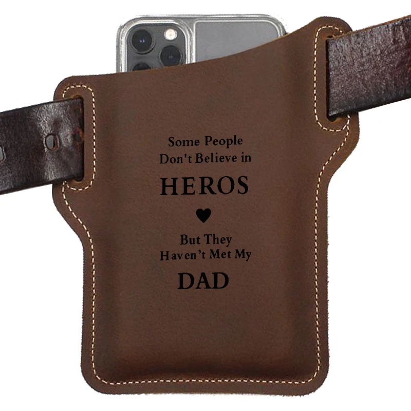 Чехол-кобура для мобильного телефона с логотипом Hero Dad | Спорт и развлечения