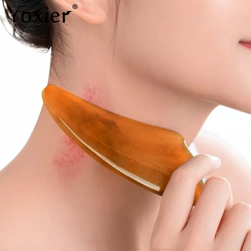 Yoxier Guasha Scraping Massage Acupoint Face Eye Care SPA Massage Face Massager Acupuncture Relaxation Health Care 2