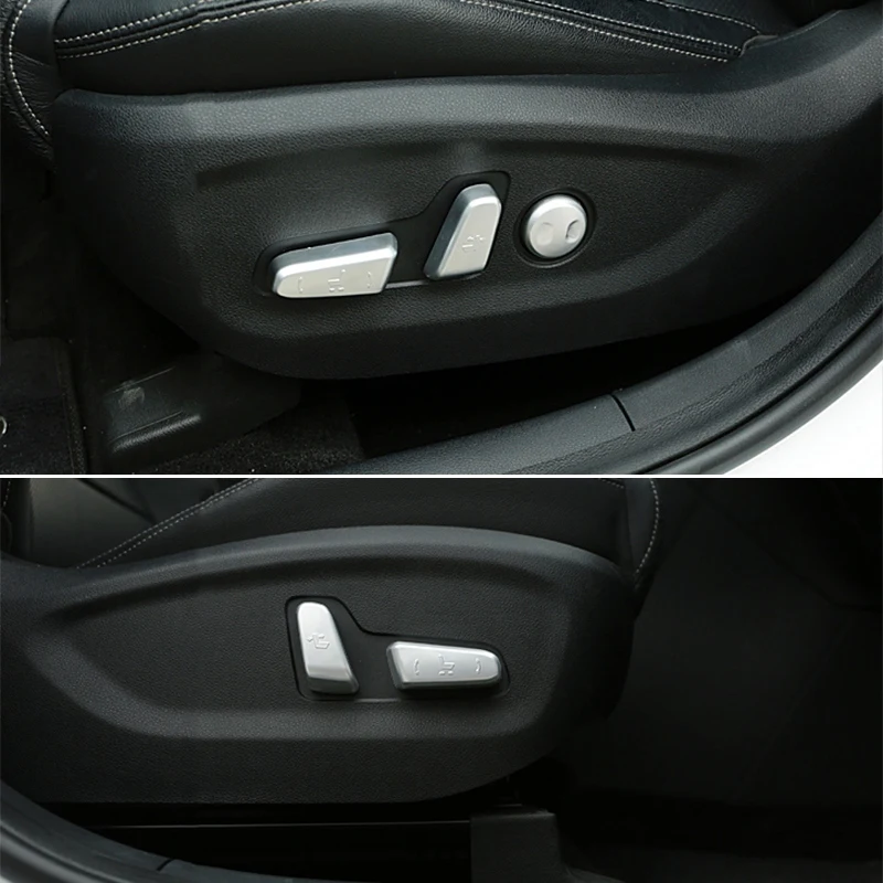 Chrome Interior Seat Adjustment Switch Knob Button Control Cover Trim Garnish Molding for Kia Sportage QL KX5 2017-2019 | Автомобили и