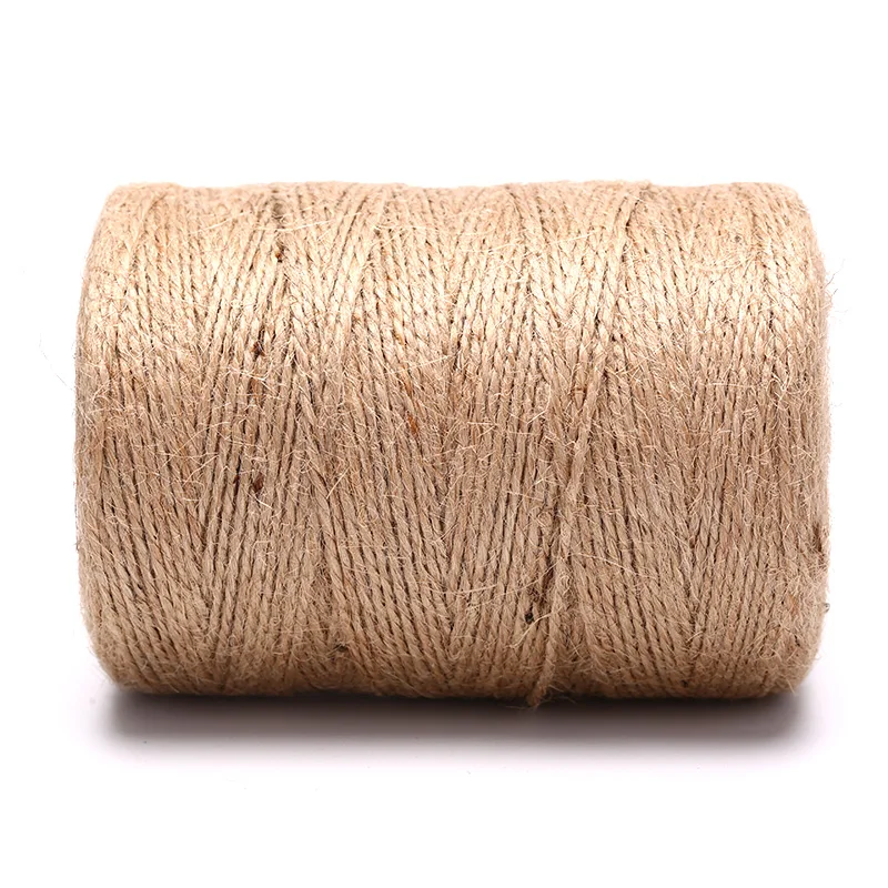 Fabric & Sewing Supplies 50m/80m/100m Handmade Hemp Linen Cords Rope To Tie Burlap Twine Rope String DIY Craft Decoration Cuerda Yute Corde Chanvre Tassel Fringe