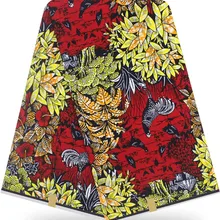 Продвижение африканская ткань Африканская вощеная ткань принтом для Пэчворк Анкара ткань 12 ярдов хлопок ткань для платья батик HH-Y5