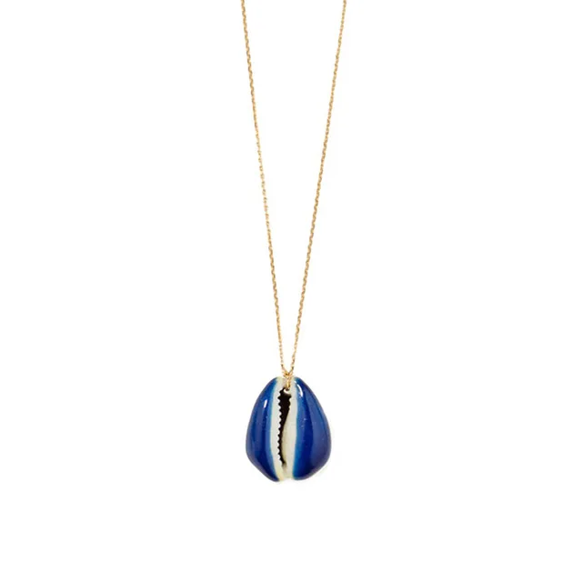 necklace Богемное Бохо хрустальное ожерелье с раковинами женское ожерелье с раковинами кулоны - Окраска металла: necklace