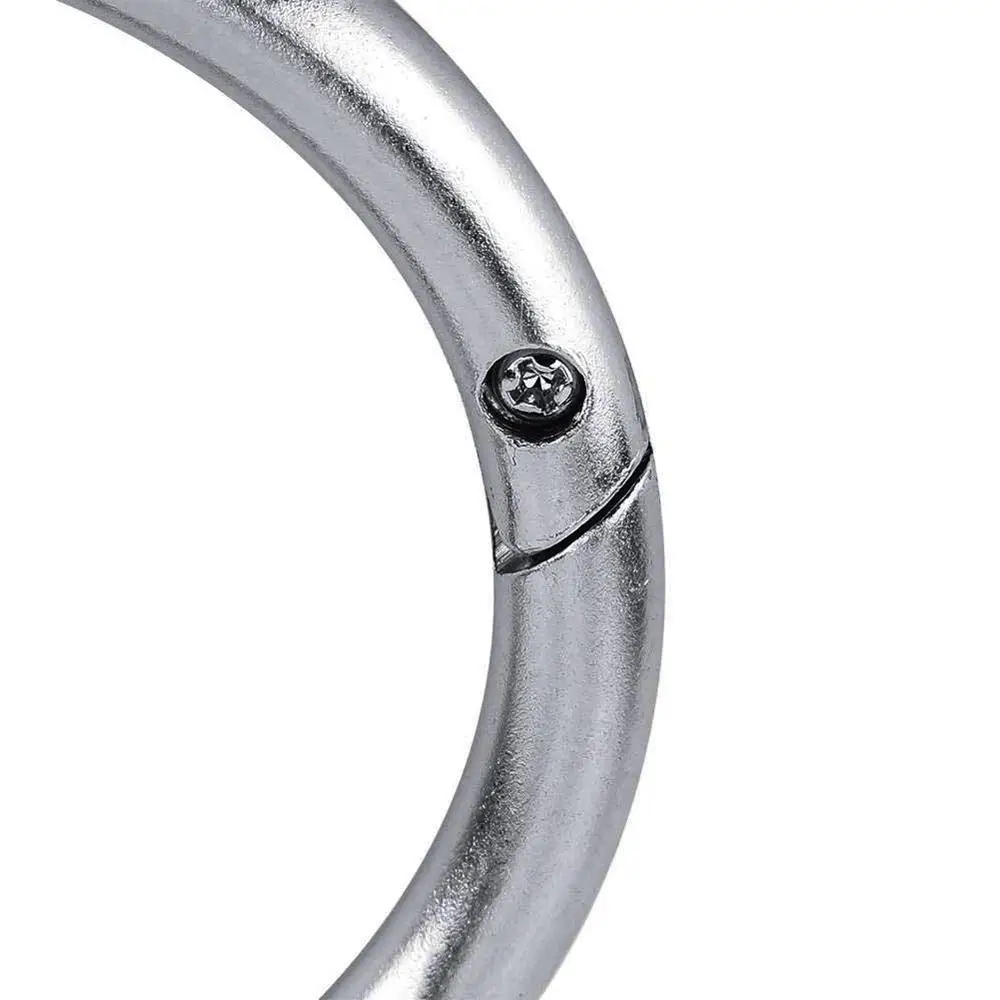 Large Stainless Steel Nose Ring for Cows - Bull Cow Husbandry Accessory with Cattle Traction and Big Circle image 4