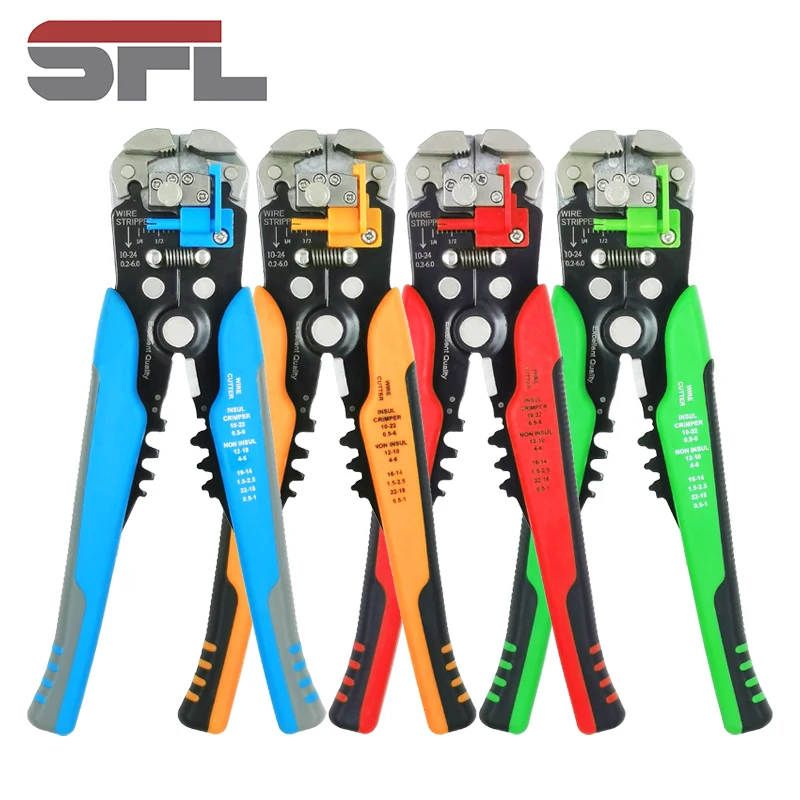 

Repair Tools Multi Wire Stripper Pliers Cutter Clamp 6mm2 Functional Mini SFL Carbon Steel Multifunctional Electrical