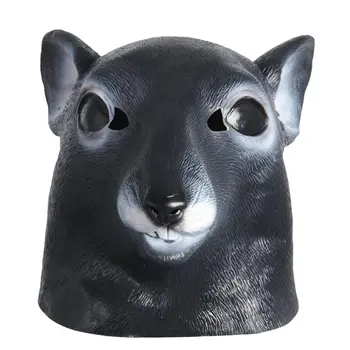 

Halloween Mask Mouse Animal Head Latex Mask Halloween Costume Rat Headwear Party Adult Cosplay Mask