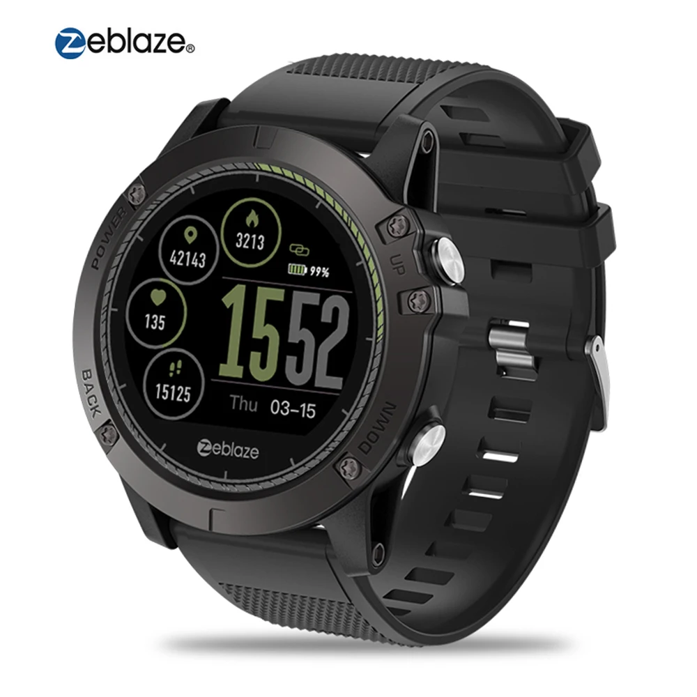 Zeblaze VIBE 3 HR Смарт-часы спортивные фитнес-трекер монитор сердечного ритма IP67 водонепроницаемые Смарт-часы для мужчин для IOS и Android