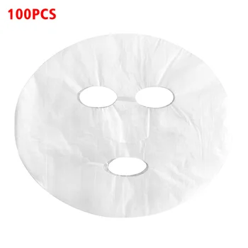 

100pcs Super Absorbed Ultra Thin Facial Cover PE Material Disposable Use Cosmetic Portable Professional Facemask Sheet Travel