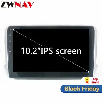 

10.2"Car DVD Player GPS Navi The Newest Android8.0 7.1 4G+32G For Peugeot 208 2008 Radio Multimedia Satnav Headunit Auto No DVD