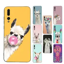 

Llama Alpaca pattern Phone Case Soft Silicone Case For Huawei P 30lite p30 20pro p40lite P30 Capa