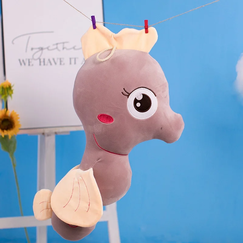 Прекрасный морской конек плюшевая игрушка мягкая подушка для животных детские игрушки плюшевая рыбка морские животные Кукла мультфильм мягкая милая девочка подарок на день рождения