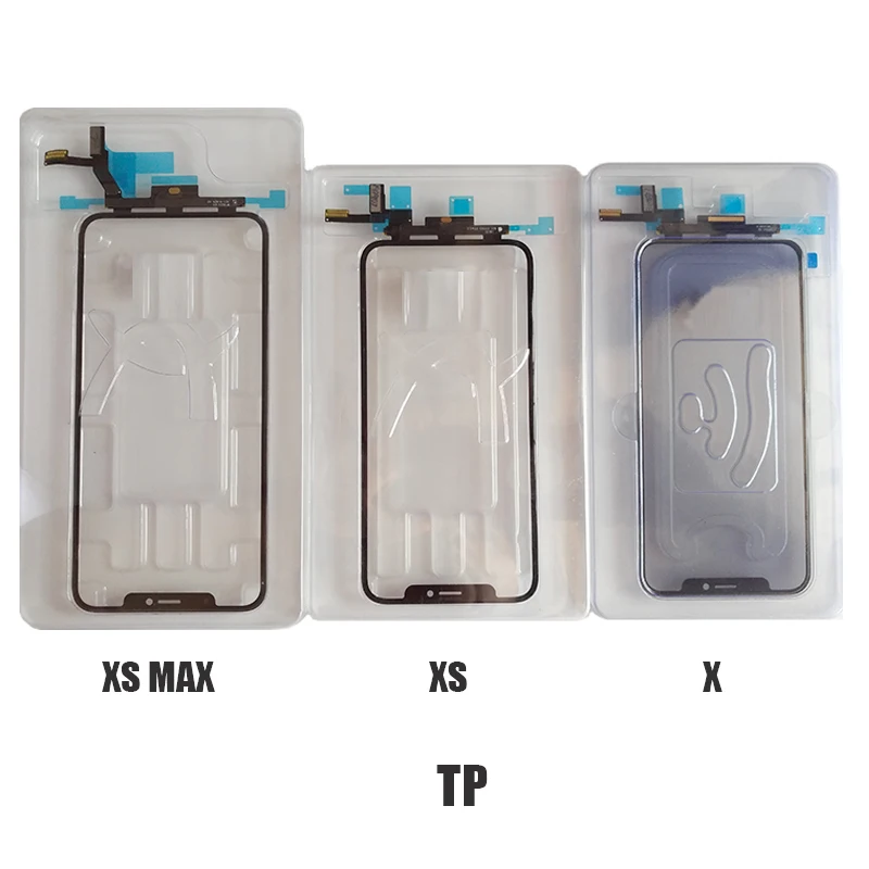 Оригинальный сенсорный экран стекло с TP Flex для iPhone XS MAX X OLED ЖК дисплей сломанный