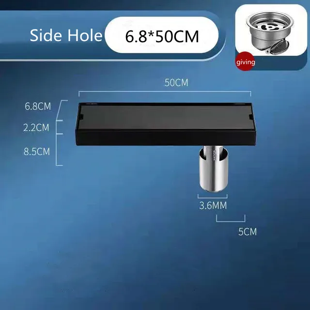 Side hole 50cm