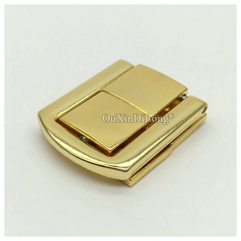 

200PCS 24*31mm Wooden Box Hasps Metal Lock Catch Latches for Jewelry Chest Box Suitcase Buckle Clasp Hardware Accessories GF304