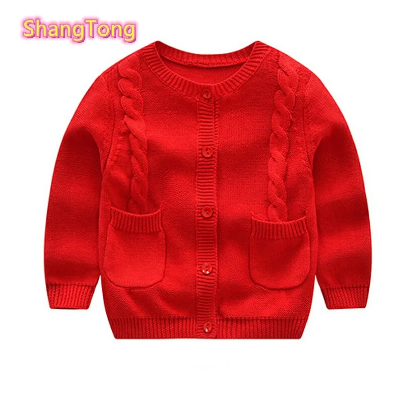 spring autumn baby boy cotton sweater toddler sweaters baby Girls clothes infant knit tops kids outerwear Baby Gril clothes New