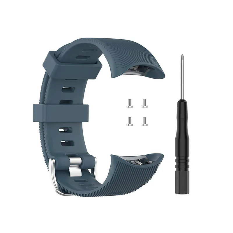 Спортивный силиконовый сменный ремешок на запястье для Garmin forerunner 45 45S смарт-часы аксессуары для forerunner 45 45S ремешок для часов - Цвет ремешка: Rock blue