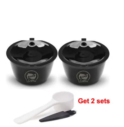 2 Black 3rd поколения Nescafe Dolce Gusto многоразового пользования Кофе фильтр Dolci густо капсулы с металлической сеткой Кофе Cafeteira капельница - Цвет: 2 Black