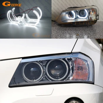 

Excellent DTM M4 Style Ultra bright led Angel Eyes halo rings Car styling For BMW X3 F25 2010 2011 2012 2013 2014 Pre facelift
