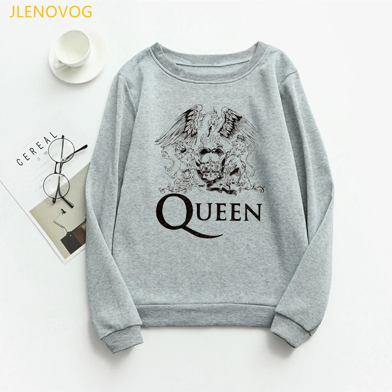 2020 hot sale Freddie Mercury sweatshirt women oversized unisex hoodie Queeen band hip hop sudaddera mujer drop shipping cat hoodie