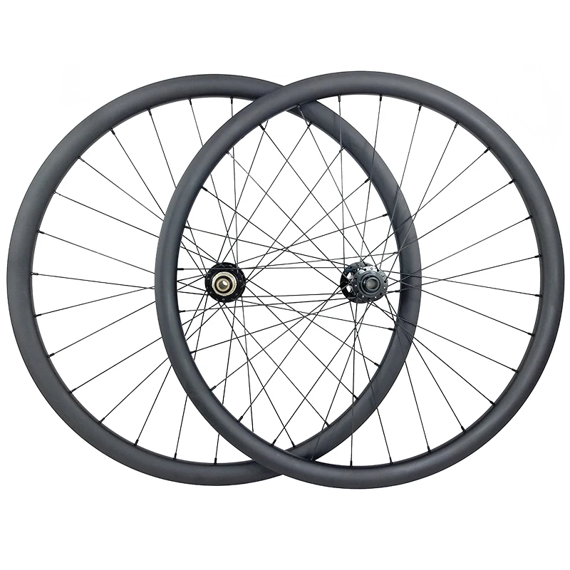 1350g 29er MTB XC SL Асимметричные карбоновые повышающие колеса 30x30 мм бескамерные спицы