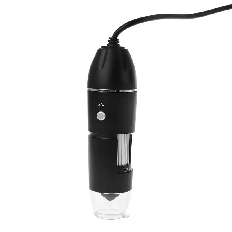 1 компл. 1000X USB цифровой микроскоп камера эндоскоп 8LED Лупа с металлической подставкой для Windows B0KB