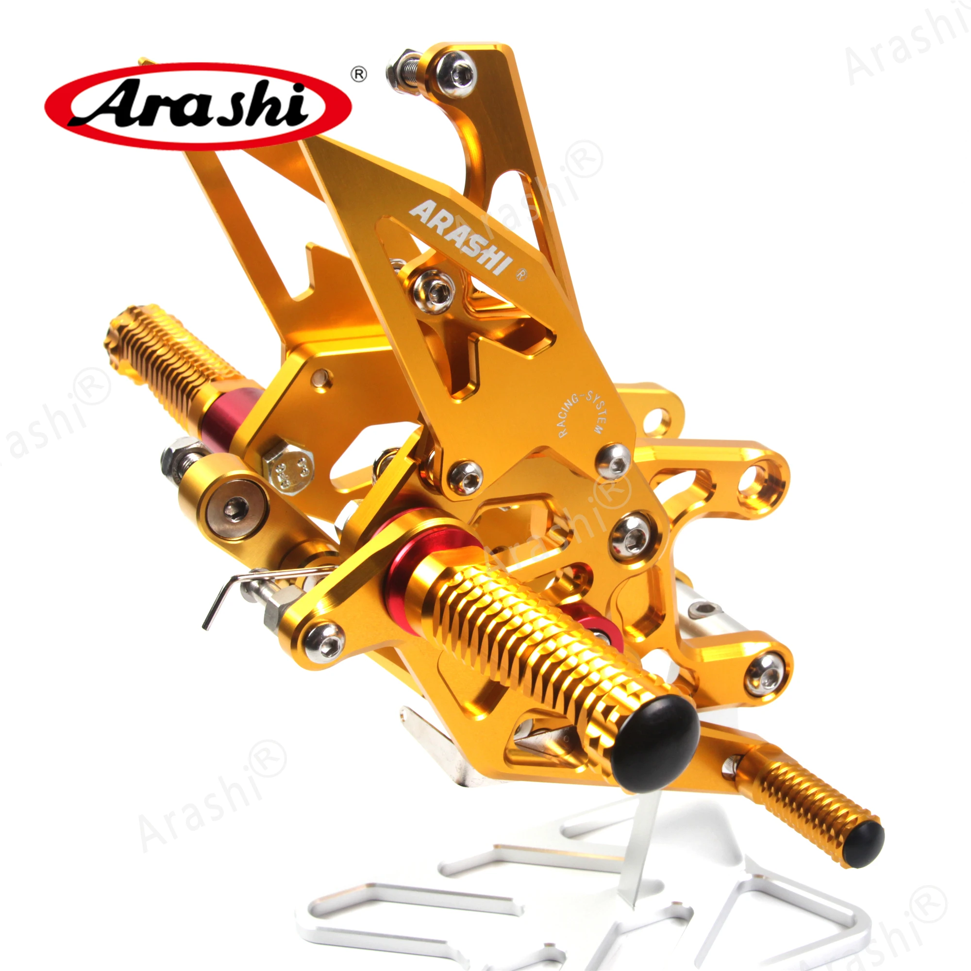Arashi для HONDA CBR1000RR Non-ABS 2012- CNC Rider регулируемая подножка подножки задняя подставка для ног CBR 1000 RR 2013 GLOD