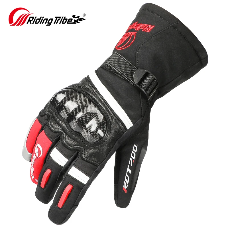 

Motorcycle Gloves Winter Guantes Moto Invierno Warm Windproof Touch Screen Reflective Hiver Shockproof Protect Antislip Invernal