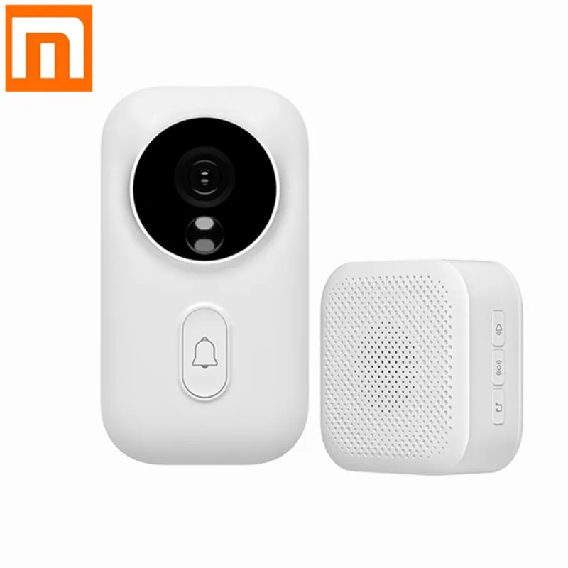 Xiaomi Dingling умный дверной звонок WIFI камера видео Беспроводная трещина дверь Mijia ночного видения AI Обнаружение лица Облачное хранение