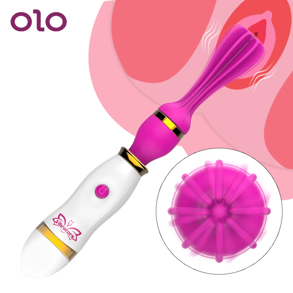 OLO AV Stick Женский мастурбатор секс игрушки для женщин язык лижущий вибратор