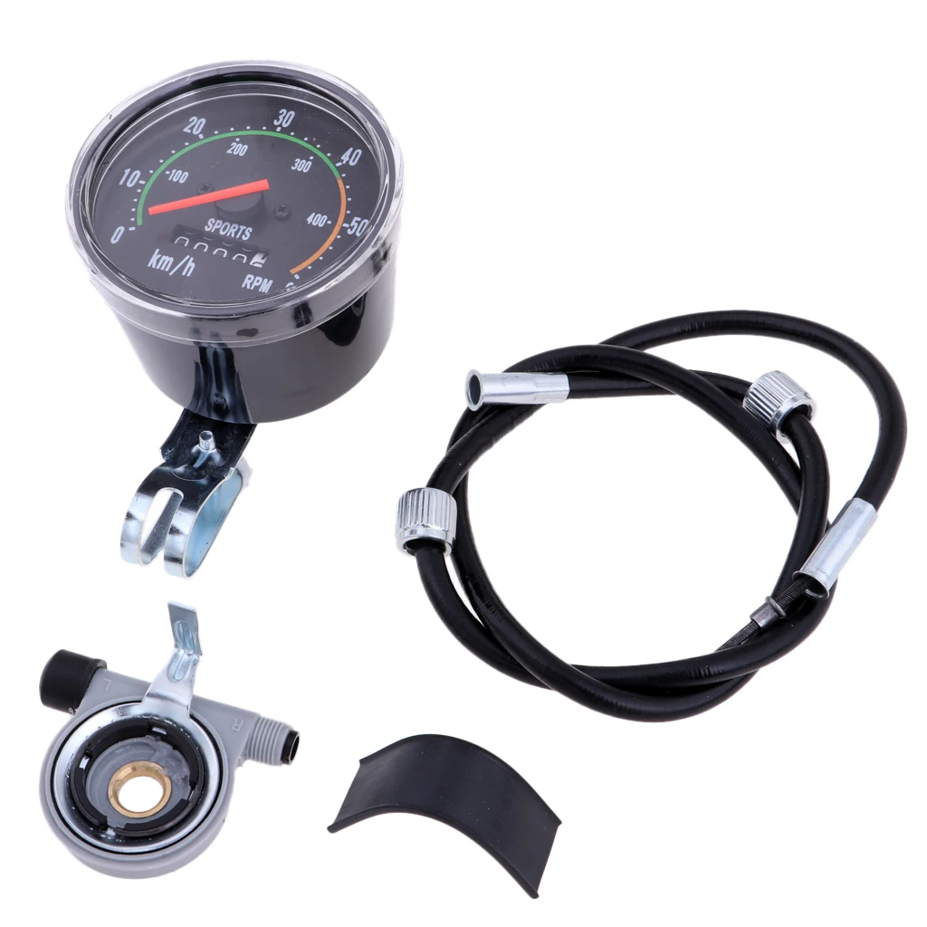 Universal Multifunction Odometer Mechanical Speedometer Gauge for  Bicycle Bike with 26