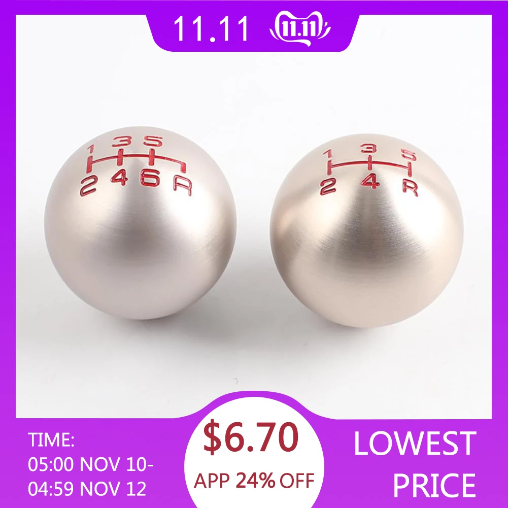 

Car Modification Accessories Gear Shift Knob 5/6 Gear Manual Special Metal Gear Shift Knob For Honda CIVIC FIT CITY Mugen