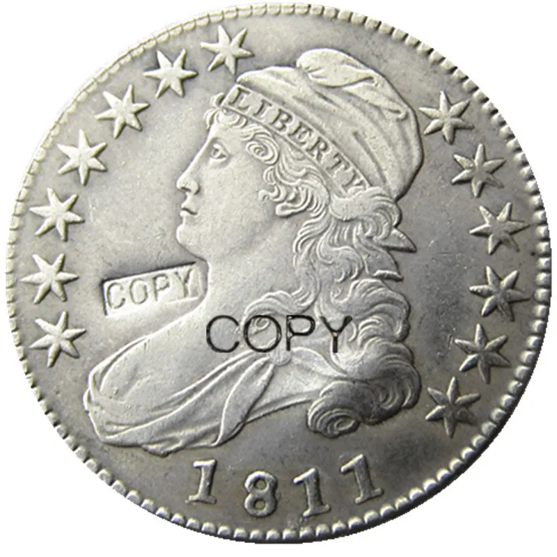 

US 1811 Capped Bust Half Dollar Silver Plated Copy Coin