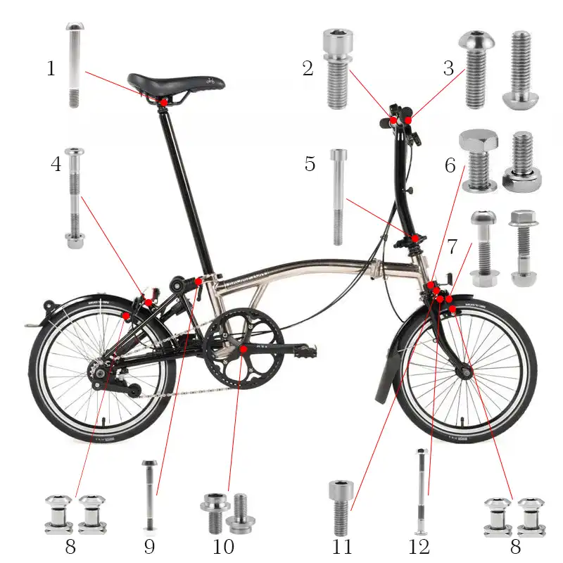all titanium brompton