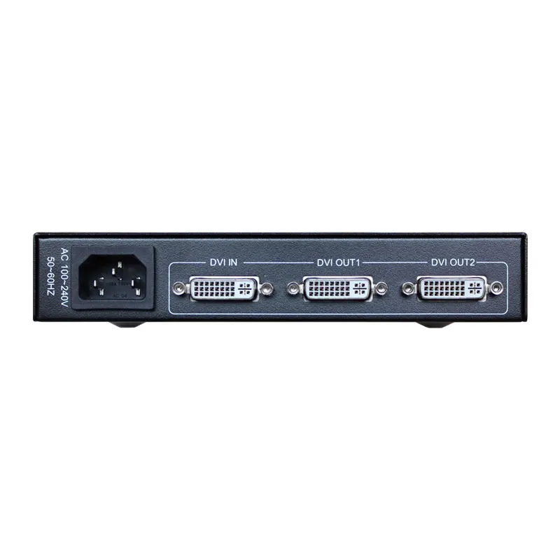 Amoonsky DVI To 2 DVI Video Splitter 1920*1080 60Hz Dual Screens Adapter D1S2 DVI Splitter 1 Input 2 Output For TV Projector