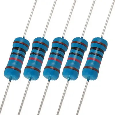 Осевой свинцовый металлический пленочный резистор 10K Ohm 1W 1% 200 шт