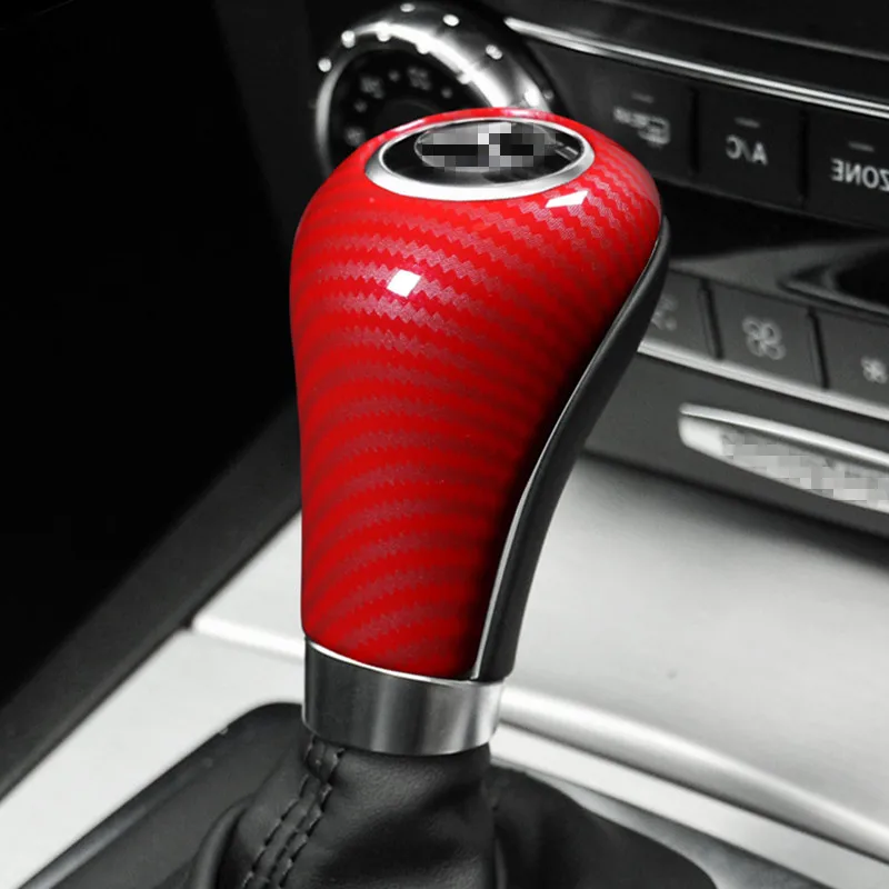 Carbon-Fiber-Stripe-Gear-Shift-Handle-Sleeve-Cover-Trim-For-Mercedes-Benz-X204-W204-W212-GLK (1)
