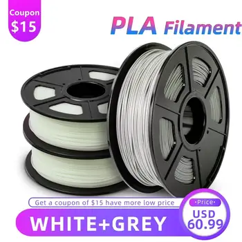 

SUNLU 3D PLA Printer Filament 1.75MM 1KG 3Rolls Spool PLA Filament with RoHS Reach certificate For DIY gifts for 3D Printing