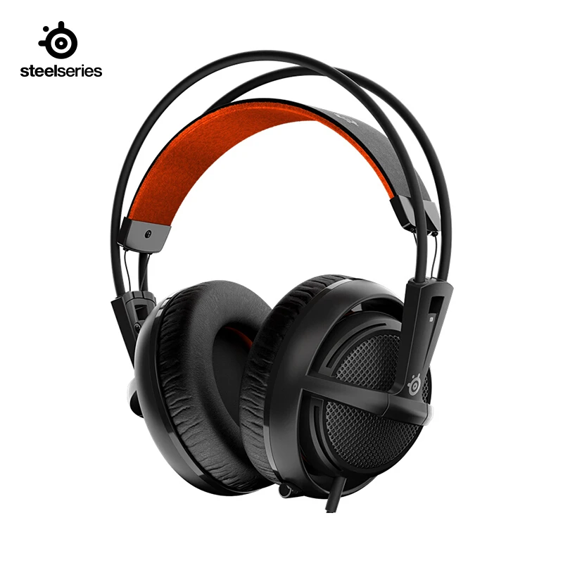 SteelSeries Siberia 200 игровая Проводная гарнитура 3,5 мм разъем прочные оригинальные наушники с микрофоном Semen Tritici Aestivi для ПК