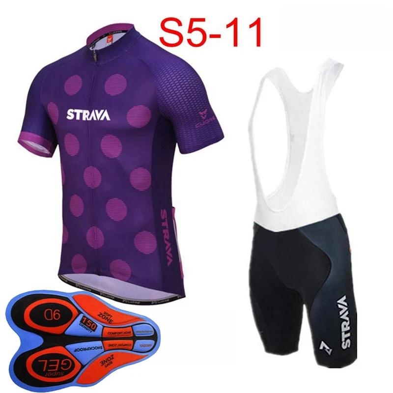 STRAVA велосипедная майка мужская стильная с коротким рукавом Одежда для велоспорта Спортивная одежда для улицы mtb ropa ciclismo велосипед 1239 - Цвет: cycling jersey sets