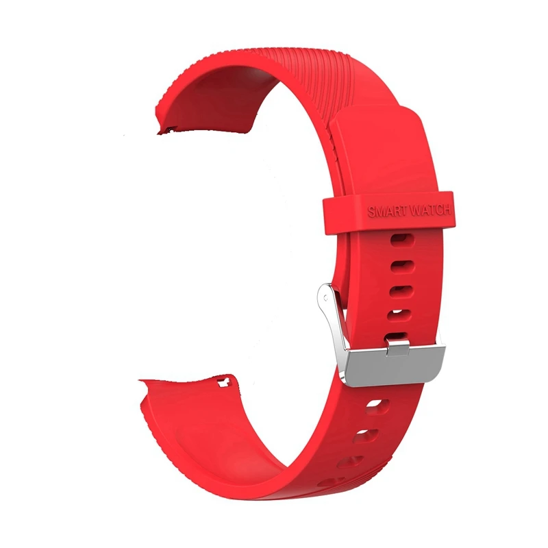 UTELITE L9 Смарт часы ремни водонепроницаемый ЭКГ пульсометр кровяное давление монитор полный сенсорный экран Браслет Ремни - Цвет: Red