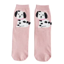 5 пар, женские короткие носки, креативный, милый, мультяшный, животные, женские носки, Осень-зима, удобные, теплые, хлопковые носки, Meias Calcetines