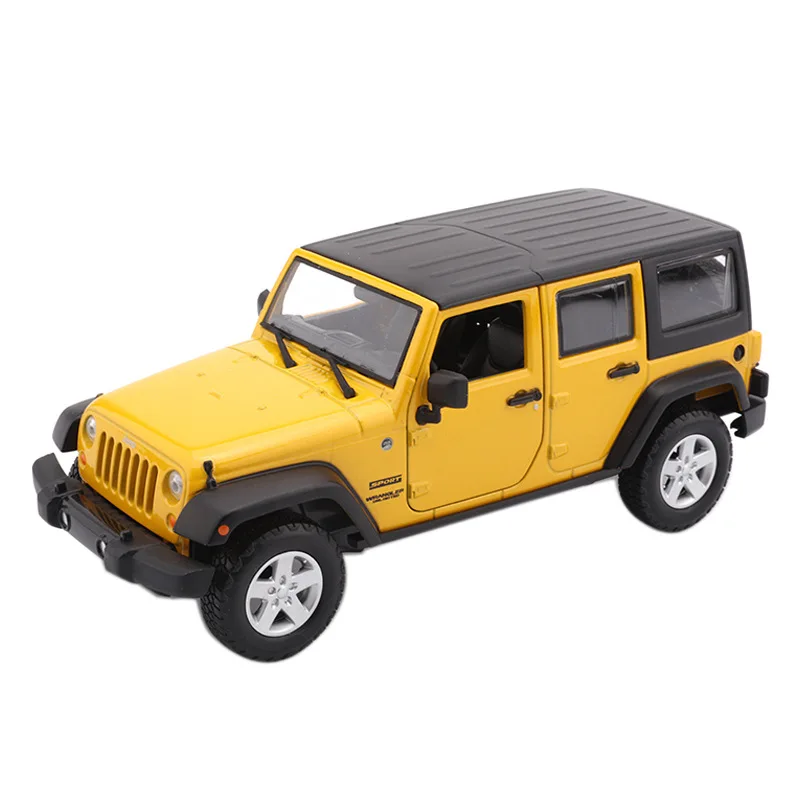 1:24 Высокая имитация сплава Модель автомобиля JEEP Wrangler wrangler внедорожная модель SUV