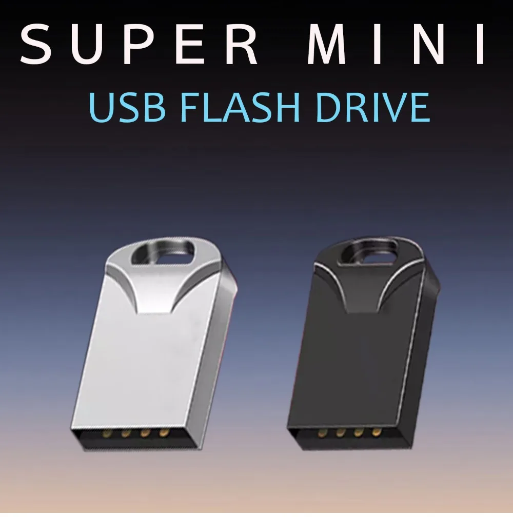 Супер мини USB флеш-накопитель 128 Гб 64 ГБ 32 ГБ 16 ГБ 8 ГБ металлическая ручка-накопитель Флешка 128 64 32 16 8 ГБ USB флеш-память cle USB флеш-накопитель