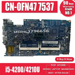 Akemy 12311-1 I5-4200/4210U для DELL INSPIRON 15 7537 15R 7537 Материнская плата ноутбука KJ7NX 0K58JN K58JN ПРБ: KWC14