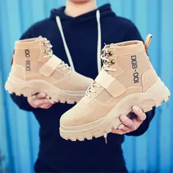 Мужская Военная обувь армейские мужские зимние ботильоны тактические армейские ботинки большого размера Мужская обувь безопасные
