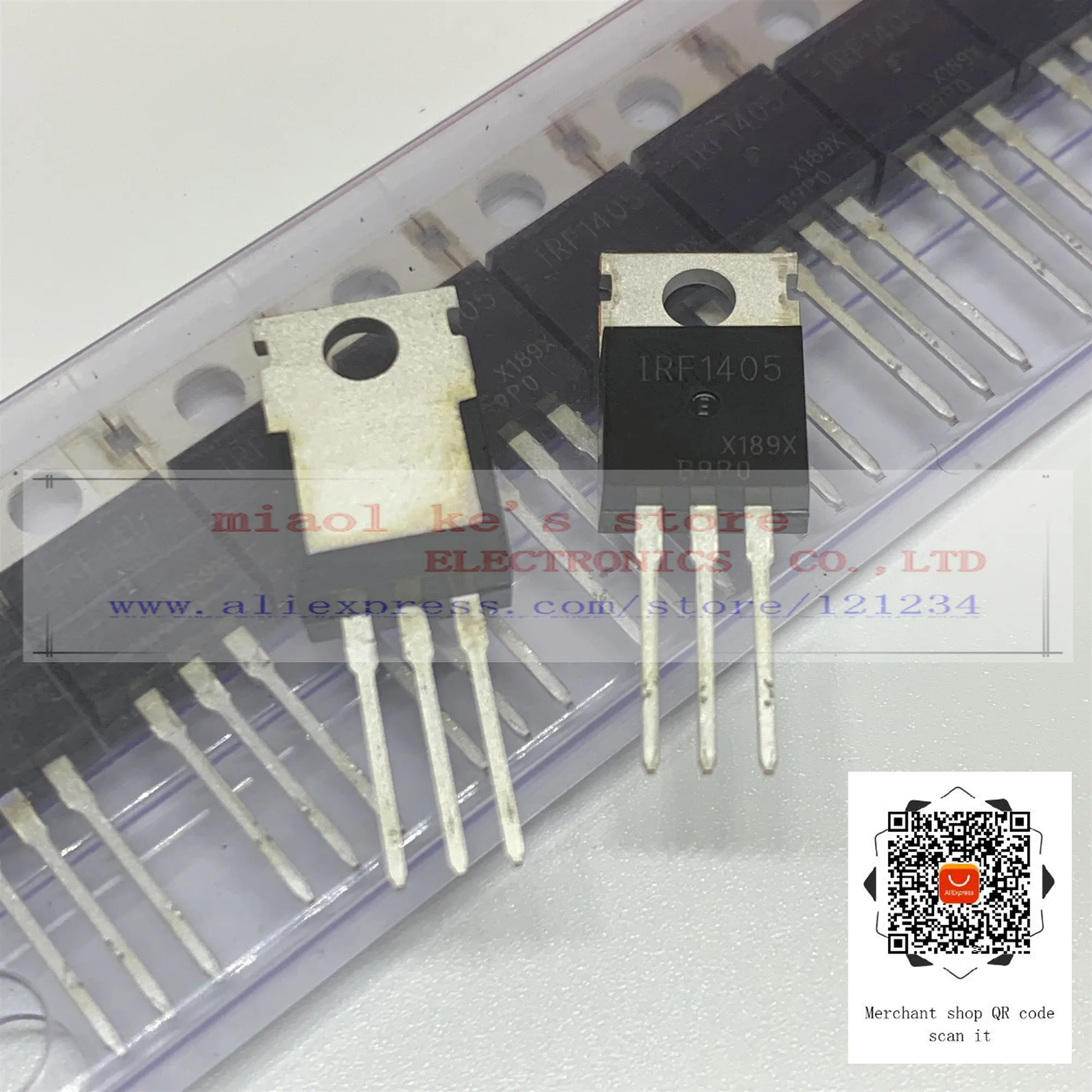 [10 шт./1 лот] 100% Новый оригинал: IRF1405PBF IRF1405 - MOSFET N-channel 55V 169A 330W TO-220AB | Электронные