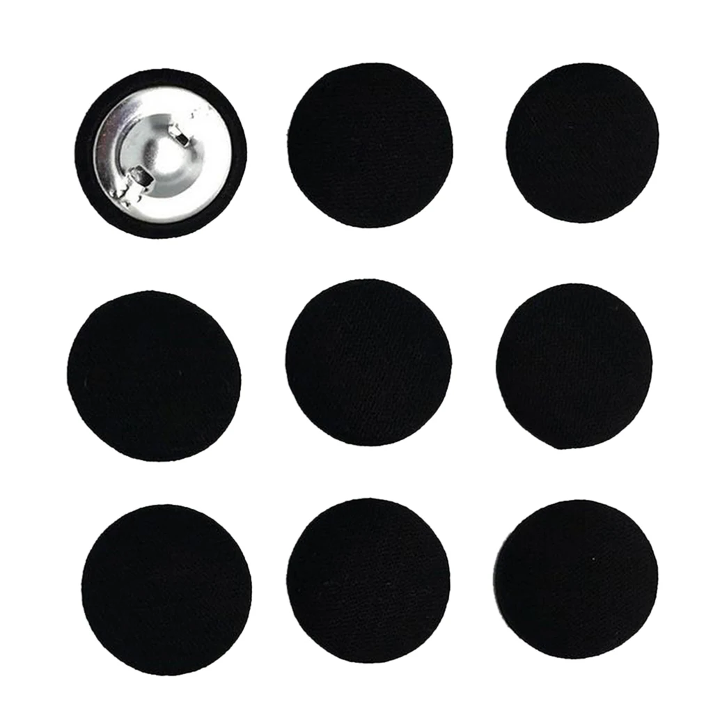 10Pcs Mushroom Fabric Covered Buttons for Sewing Clothing Accessories 20mm